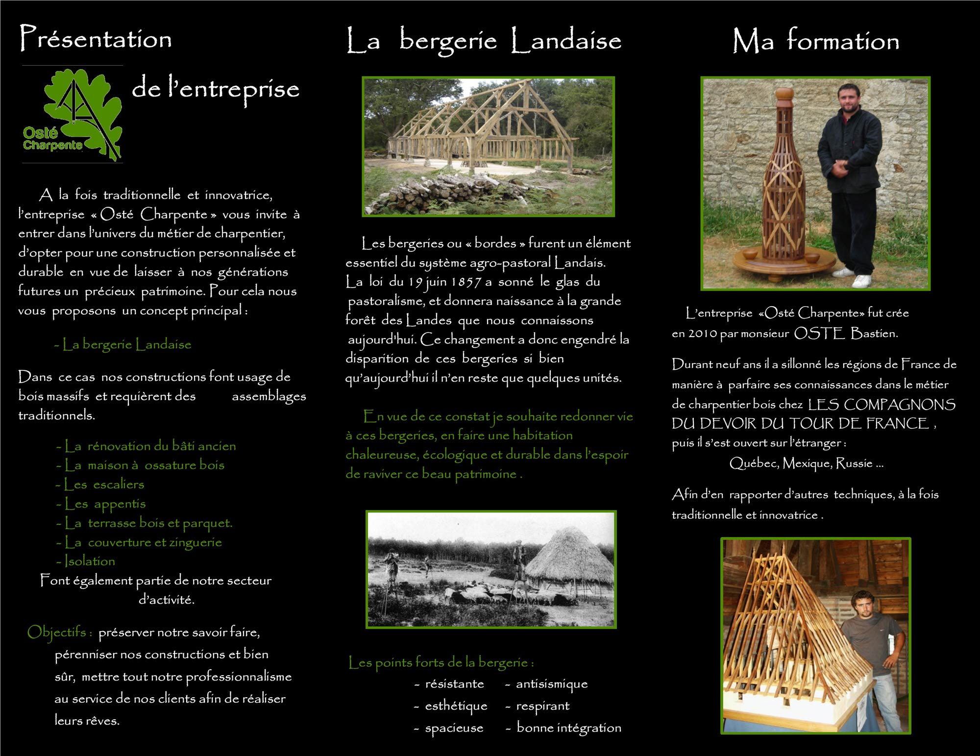 Brochure Osté Charpente